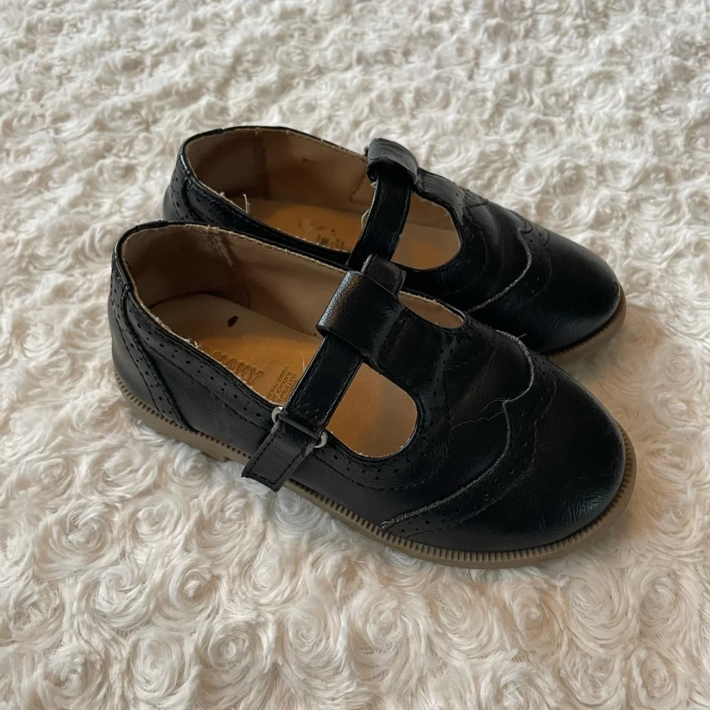 Classic vintage style Mary Jane black leather shoes - Picture 8 of 8